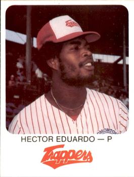 1981 Red Rooster Edmonton Trappers #13 Hector Eduardo Front