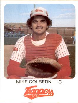 1981 Red Rooster Edmonton Trappers #19 Mike Colbern Front