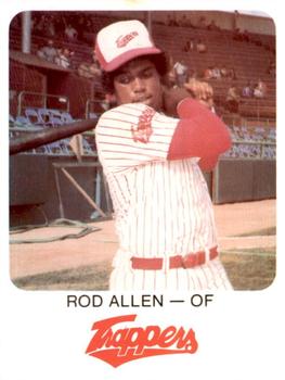 1981 Red Rooster Edmonton Trappers #21 Rod Allen Front