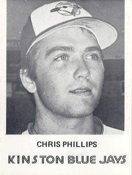 1982 Kelly Studio Kinston Blue Jays #20 Chris Phillips Front