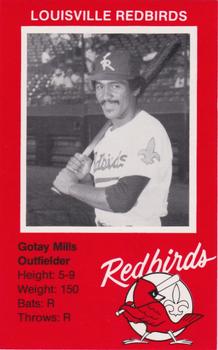 1982 Ehrler's Louisville Redbirds #NNO Gotay Mills Front