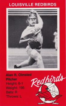 1982 Ehrler's Louisville Redbirds #NNO Alan Olmsted Front