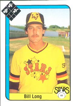 1983 Baseball Hobby News Las Vegas Stars #NNO Bill Long Front