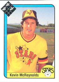 1983 Baseball Hobby News Las Vegas Stars #NNO Kevin McReynolds Front
