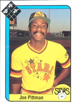 1983 Baseball Hobby News Las Vegas Stars #NNO Joe Pittman Front