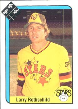 1983 Baseball Hobby News Las Vegas Stars #NNO Larry Rothschild Front