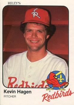 1983 Riley's Sports Gallery Louisville Redbirds #6 Kevin Hagen Front