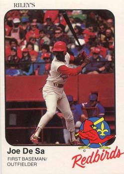 1983 Riley's Sports Gallery Louisville Redbirds #7 Joe DeSa Front