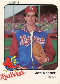 1983 Riley's Sports Gallery Louisville Redbirds #10 Jeff Keener Front