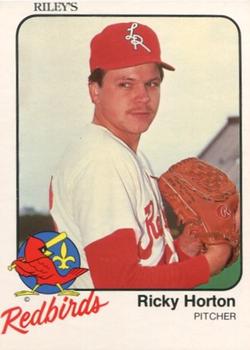 1983 Riley's Sports Gallery Louisville Redbirds #23 Ricky Horton Front
