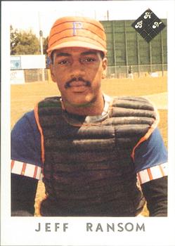 1983 Baseball Hobby News Phoenix Giants #5 Jeff Ransom Front