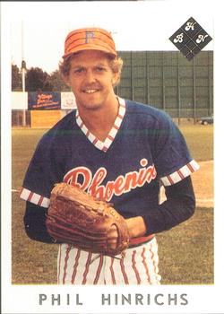 1983 Baseball Hobby News Phoenix Giants #11 Phil Hinrichs Front