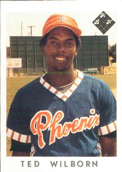 1983 Baseball Hobby News Phoenix Giants #16 Ted Wilborn Front