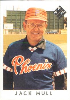 1983 Baseball Hobby News Phoenix Giants #24 Jack Mull Front