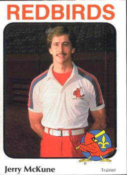 1984 Riley's Sports Gallery Louisville Redbirds #3 Jerry McKune Front