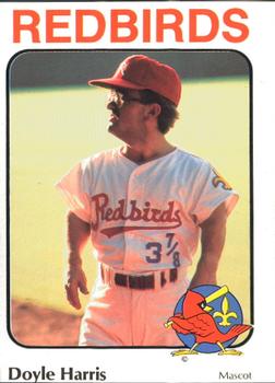 1984 Riley's Sports Gallery Louisville Redbirds #7 Doyle Harris Front