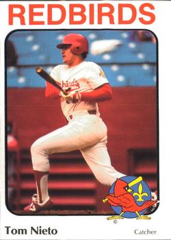 1984 Riley's Sports Gallery Louisville Redbirds #8 Tom Nieto Front