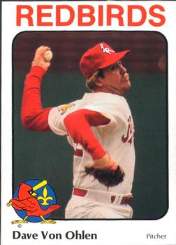 1984 Riley's Sports Gallery Louisville Redbirds #9 Dave Von Ohlen Front