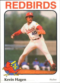 1984 Riley's Sports Gallery Louisville Redbirds #11 Kevin Hagen Front