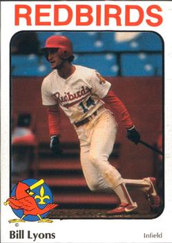 1984 Riley's Sports Gallery Louisville Redbirds #14 Bill Lyons Front