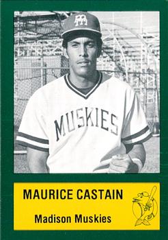 1984 Madison Muskies #4 Maurice Castain Front