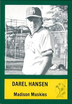 1984 Madison Muskies #11 Darel Hansen Front