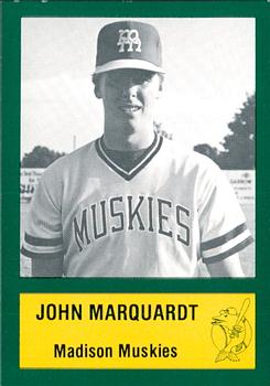 1984 Madison Muskies #14 John Marquardt Front
