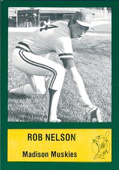 1984 Madison Muskies #15 Rob Nelson Front