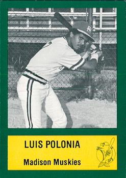 1984 Madison Muskies #19 Luis Polonia Front