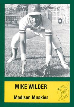 1984 Madison Muskies #22 Mike Wilder Front