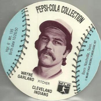 1977 Pepsi-Cola Collection Glove Discs #NNO Wayne Garland Front