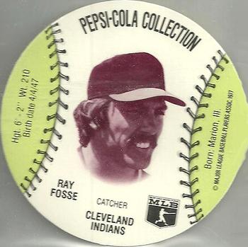 1977 Pepsi-Cola Collection Glove Discs #NNO Ray Fosse Front