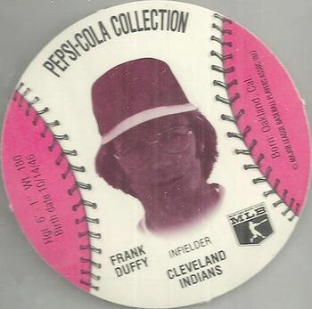 1977 Pepsi-Cola Collection Glove Discs #NNO Frank Duffy Front