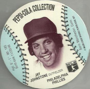1977 Pepsi-Cola Collection Glove Discs #NNO Jay Johnstone Front