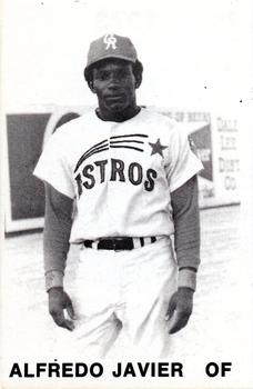 1973 TCMA Cedar Rapids Astros #21 Alfredo Javier Front