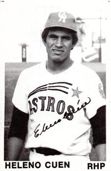 1973 TCMA Cedar Rapids Astros #24 Eleno Cuen Front