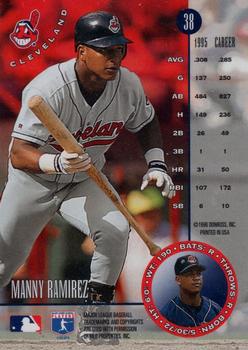 1996 Leaf - Press Proofs Bronze #38 Manny Ramirez Back