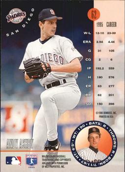 1996 Leaf - Press Proofs Bronze #62 Andy Ashby Back