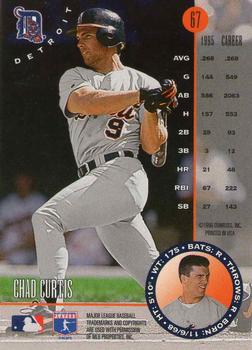 1996 Leaf - Press Proofs Bronze #67 Chad Curtis Back