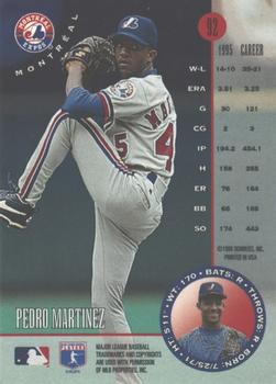1996 Leaf - Press Proofs Bronze #92 Pedro Martinez Back