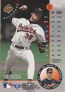 1996 Leaf - Press Proofs Bronze #191 Mike Mussina Back