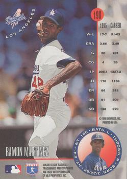 1996 Leaf - Press Proofs Bronze #198 Ramon Martinez Back