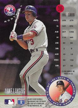 1996 Leaf - Press Proofs Bronze #206 Mike Lansing Back