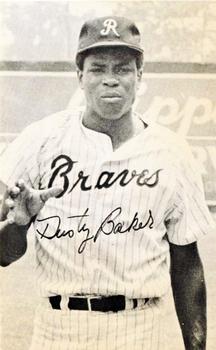 1971 Currie Press Richmond Braves #NNO Dusty Baker Front