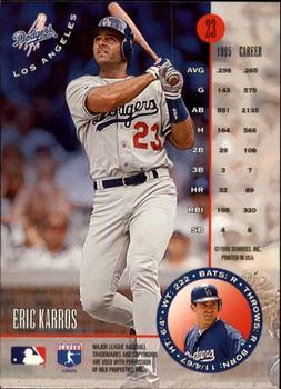 1996 Leaf - Press Proofs Gold #23 Eric Karros Back