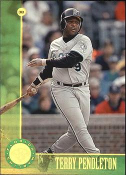 1996 Leaf - Press Proofs Gold #57 Terry Pendleton Front