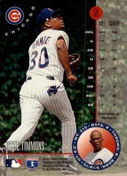 1996 Leaf - Press Proofs Gold #59 Ozzie Timmons Back