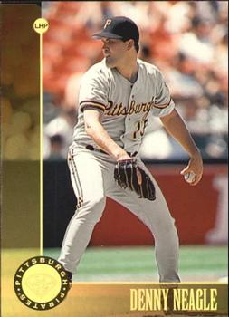 1996 Leaf - Press Proofs Gold #96 Denny Neagle Front