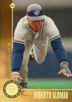 1996 Leaf - Press Proofs Gold #155 Roberto Alomar Front