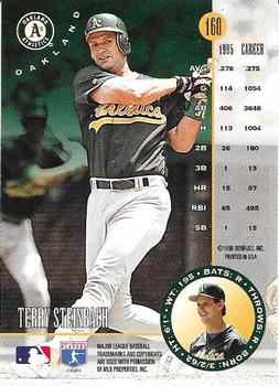 1996 Leaf - Press Proofs Gold #160 Terry Steinbach Back